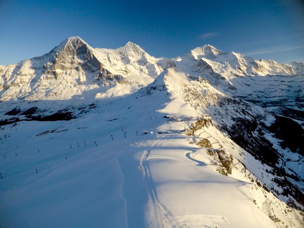 Berghaus Maennlichen Hotel Гринделвалд Екстериор снимка