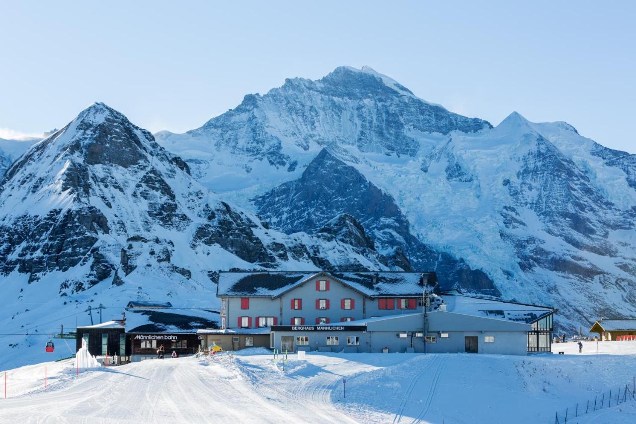 Berghaus Maennlichen Hotel Гринделвалд Екстериор снимка